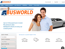 Tablet Screenshot of busworld.com